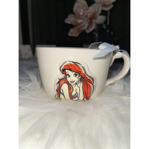 Magenta X Disney Little Mermaid Princess Ariel FYI Mermaids Are Real Mug - Picture 2 of 8